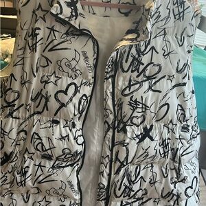 Stylish Black and White Women's Jacket